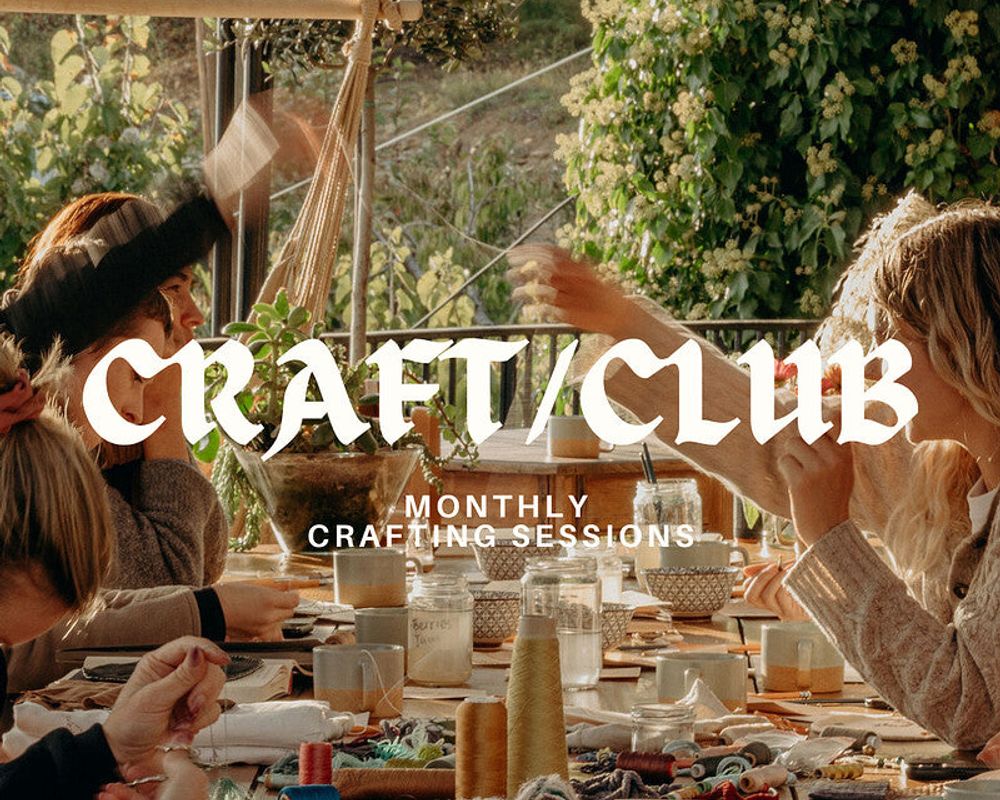 Craft/Folks presents: Craft Club