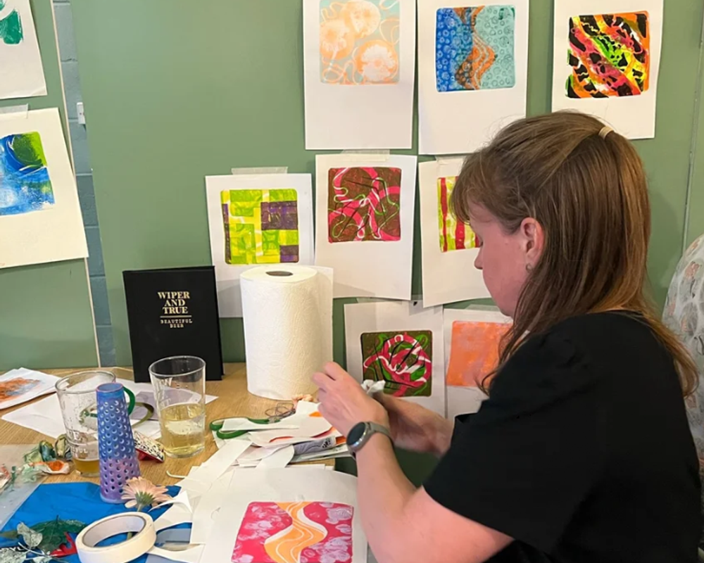 Gelli-plate printing Workshop