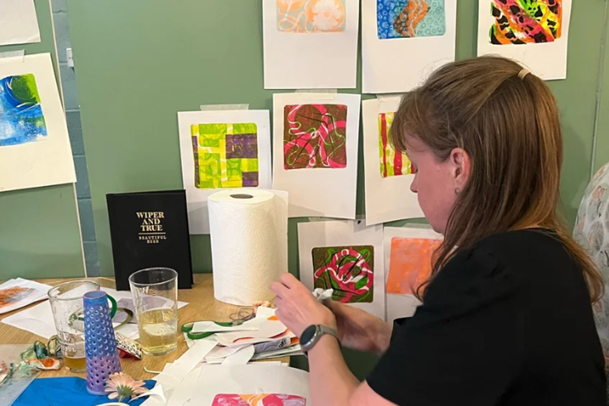 Gelli-plate printing Workshop