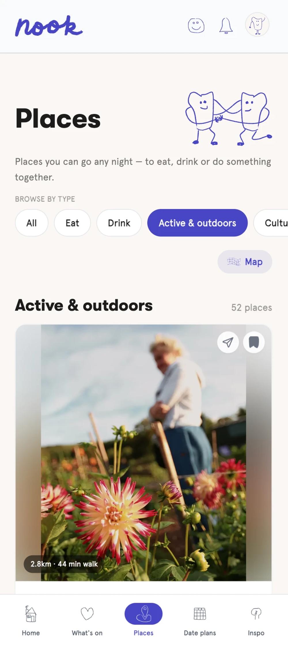 A proper Places tab