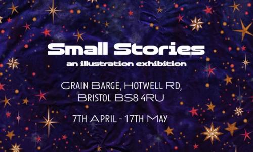 Small Stories art display by Ripley Gosling in the Snug