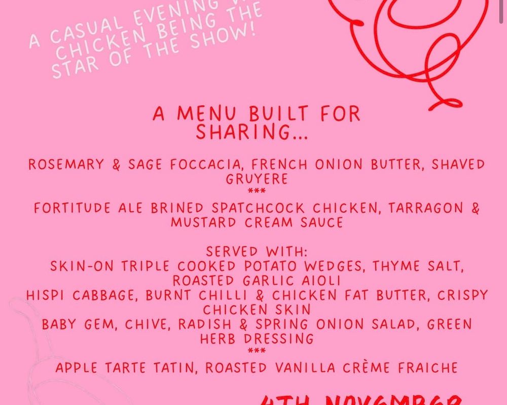 For Cluck's Sake - Chicken Dinner Date Night