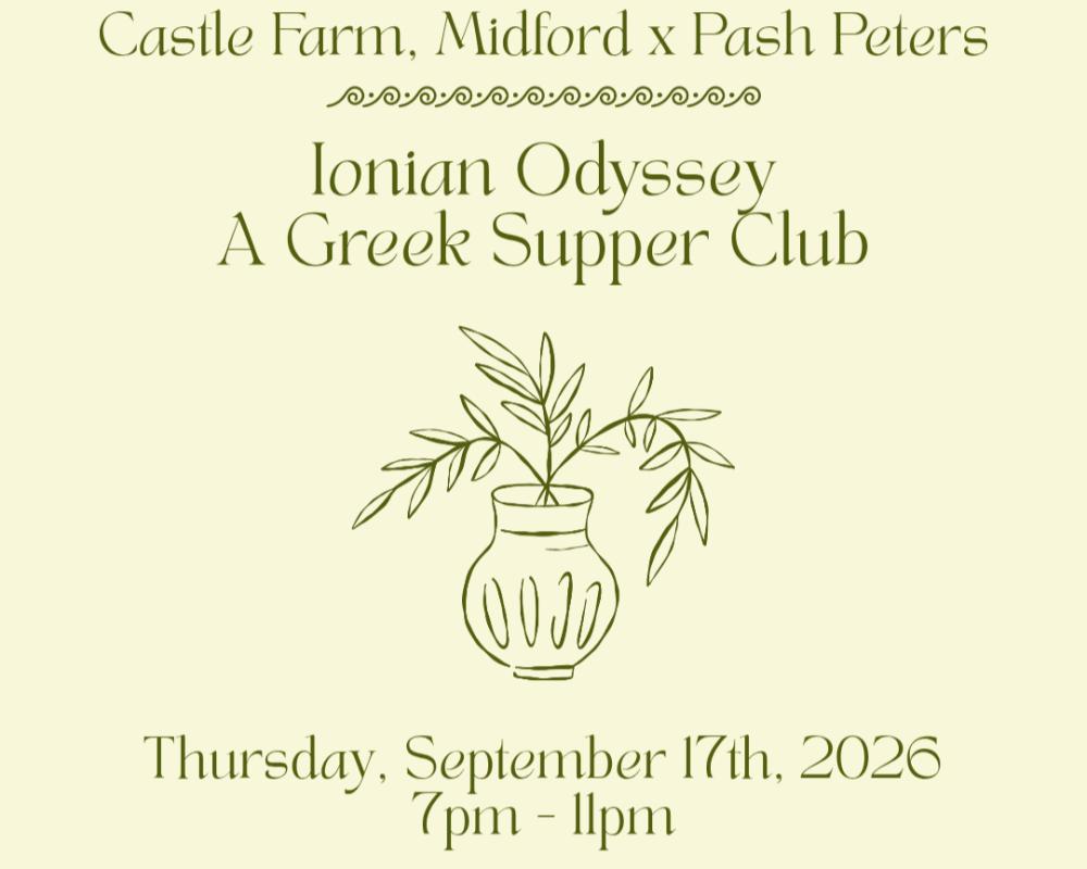 Ionian Odyssey: A Greek Supper Club