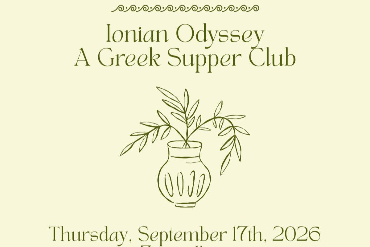 Ionian Odyssey: A Greek Supper Club