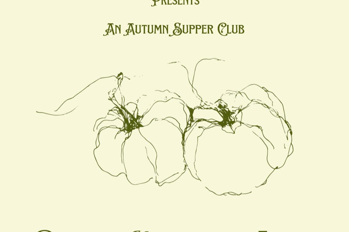 Pumpkins, Mushrooms & Apples Autumn Supper Club