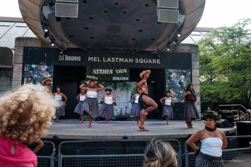 Tahitian dancers at AlohaFest Toronto