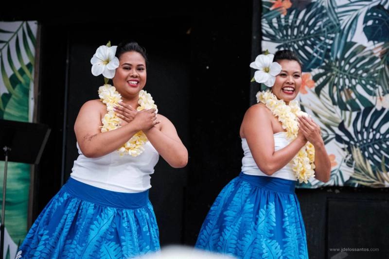 Tahitian dancers at AlohaFest Toronto