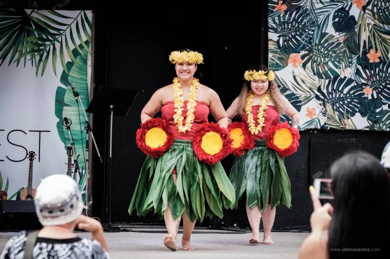 A moment from AlohaFest Toronto at Mel Lastman Square