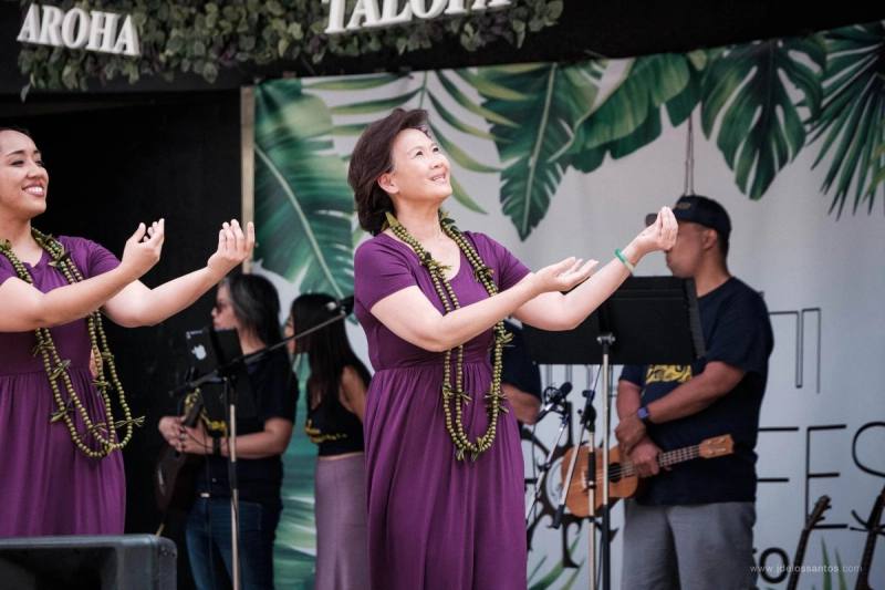 A moment from AlohaFest Toronto at Mel Lastman Square