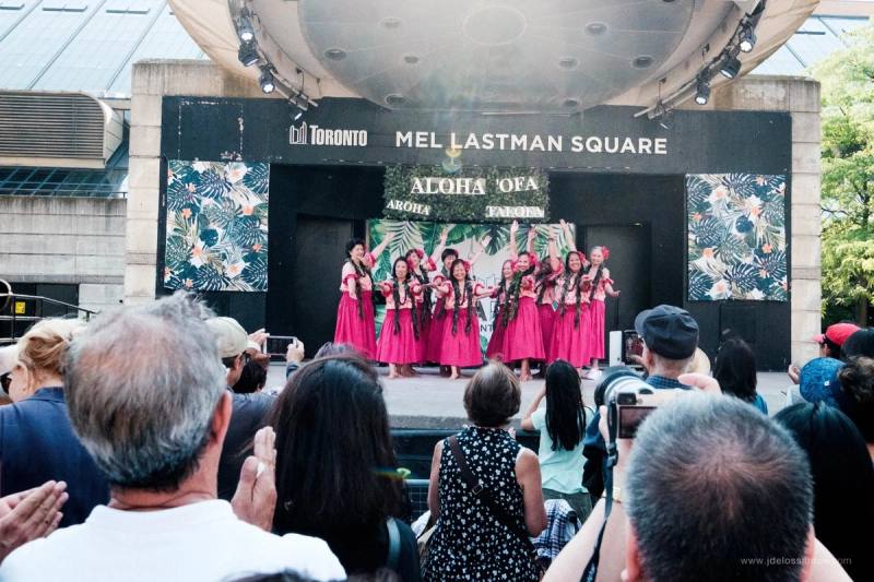 Tahitian dancers at AlohaFest Toronto
