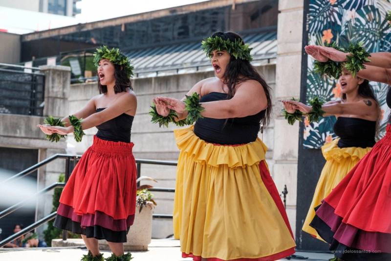 Colourful regalia at AlohaFest Toronto