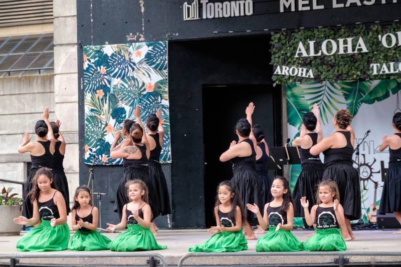 Tahitian dancers at AlohaFest Toronto
