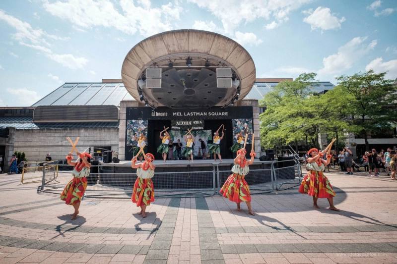 Tahitian dancers at AlohaFest Toronto