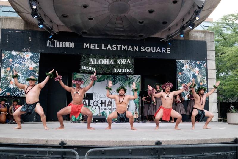 Tahitian dancers at AlohaFest Toronto