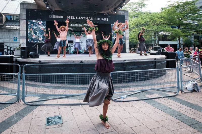 Live performance at AlohaFest Toronto