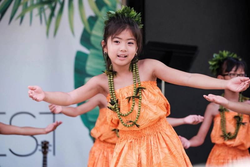 Performers on the main stage at AlohaFest Toronto