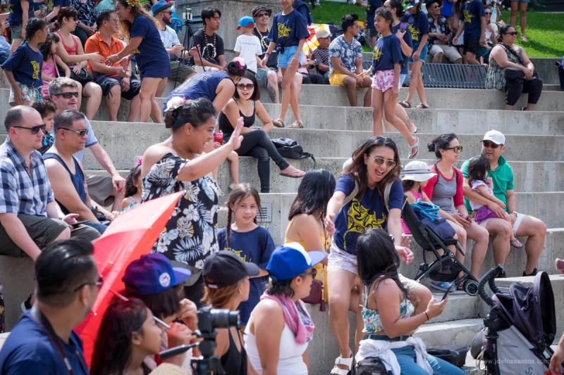 A moment from AlohaFest Toronto at Mel Lastman Square