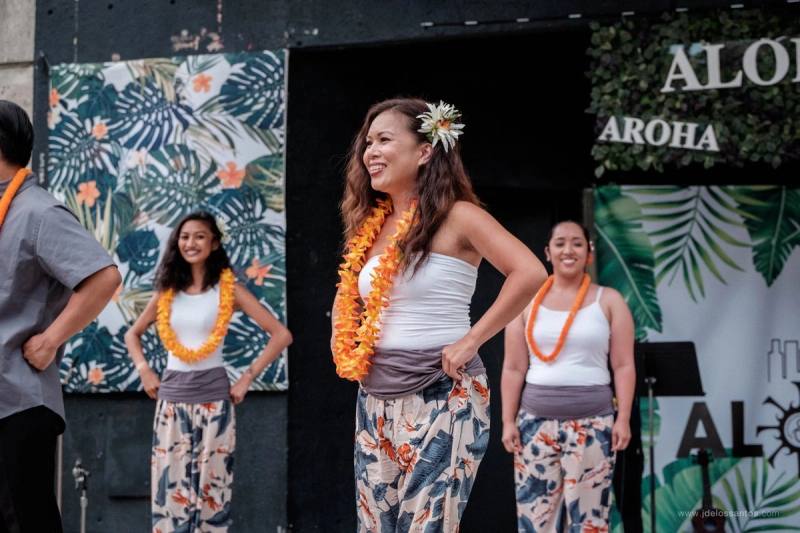 Tahitian dancers at AlohaFest Toronto