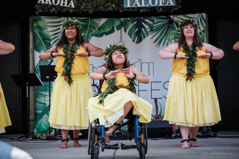 Tahitian dancers at AlohaFest Toronto