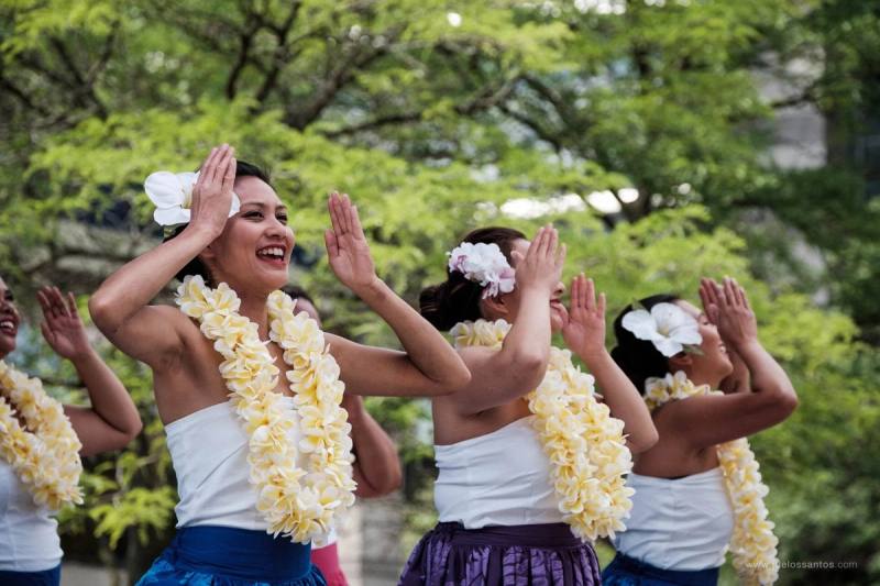 A moment from AlohaFest Toronto at Mel Lastman Square