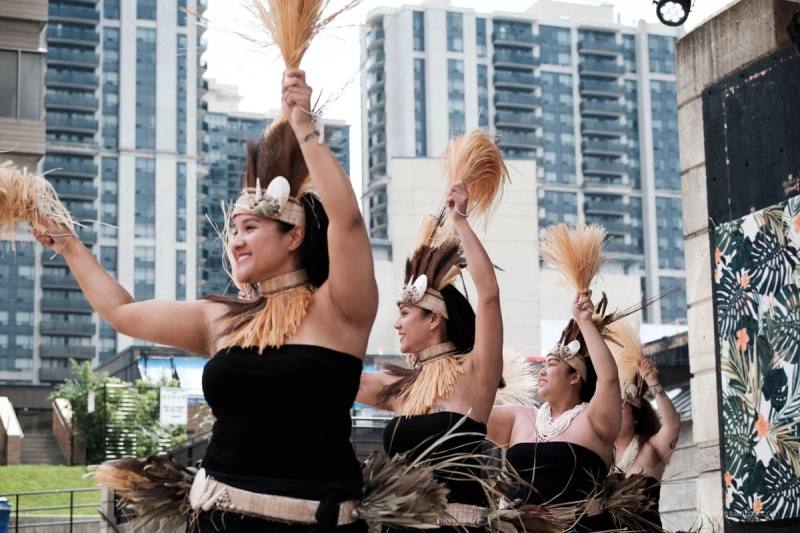A moment from AlohaFest Toronto at Mel Lastman Square