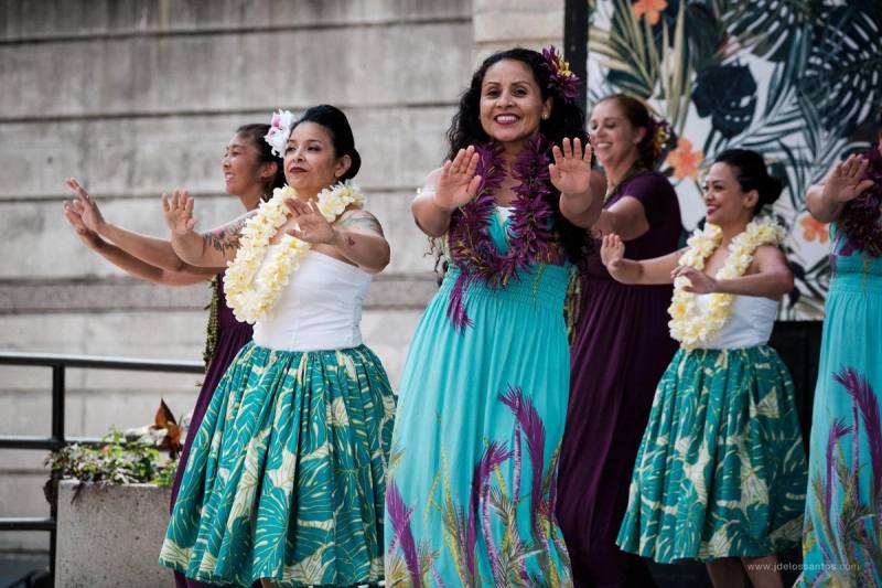 Colourful regalia at AlohaFest Toronto