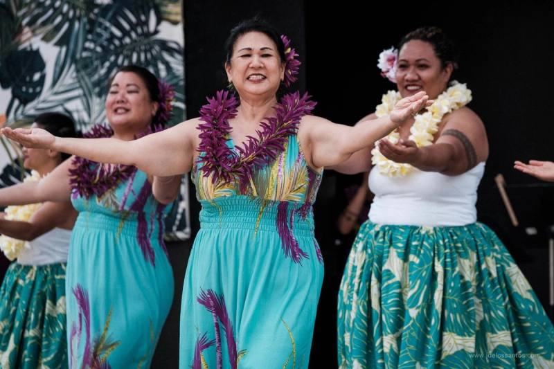 Tahitian dancers at AlohaFest Toronto