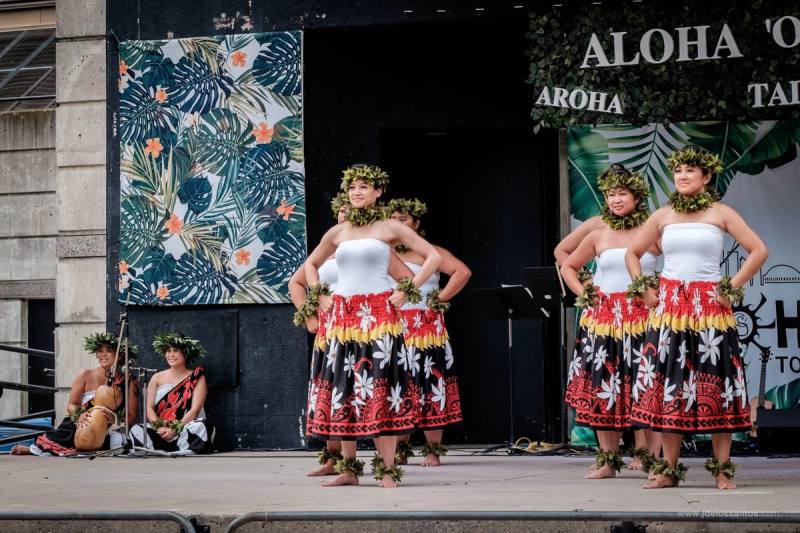 Tahitian dancers at AlohaFest Toronto