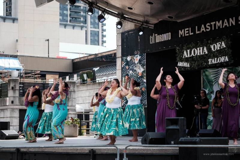 Live performance at AlohaFest Toronto