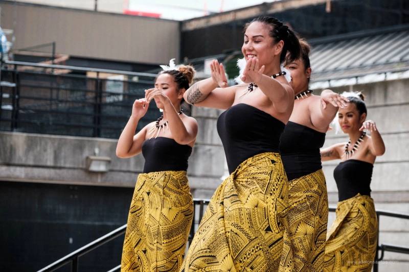 Tahitian dancers at AlohaFest Toronto