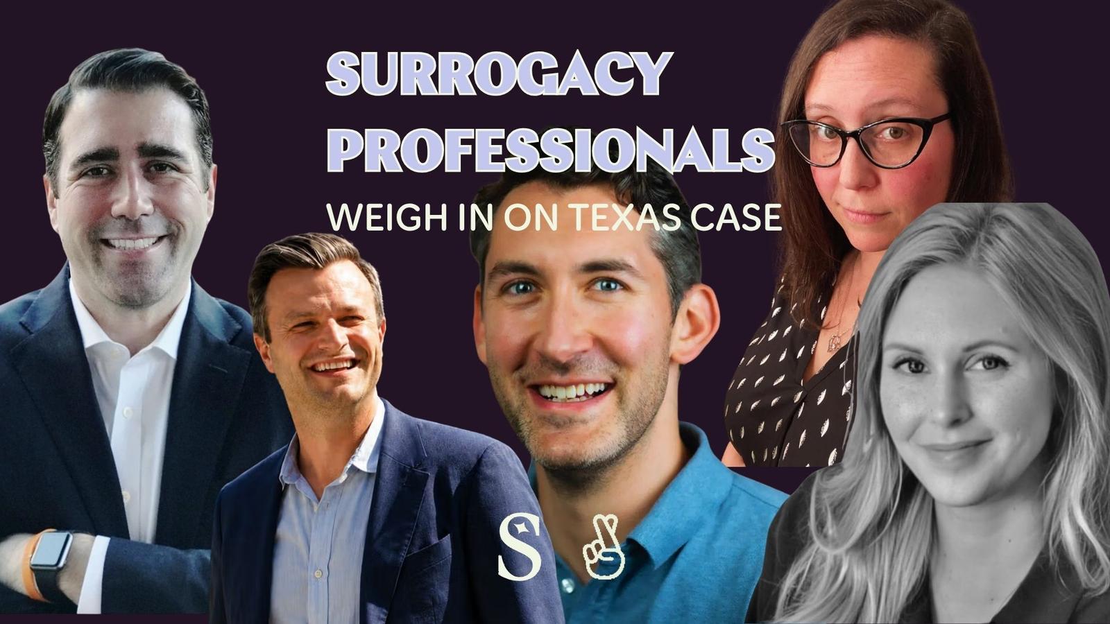 Opinion piece featuring surrogacy professionals - Zach French, Ryan Ferrante, Jarret Zafran, Portia Zwicker, Nicole Adams