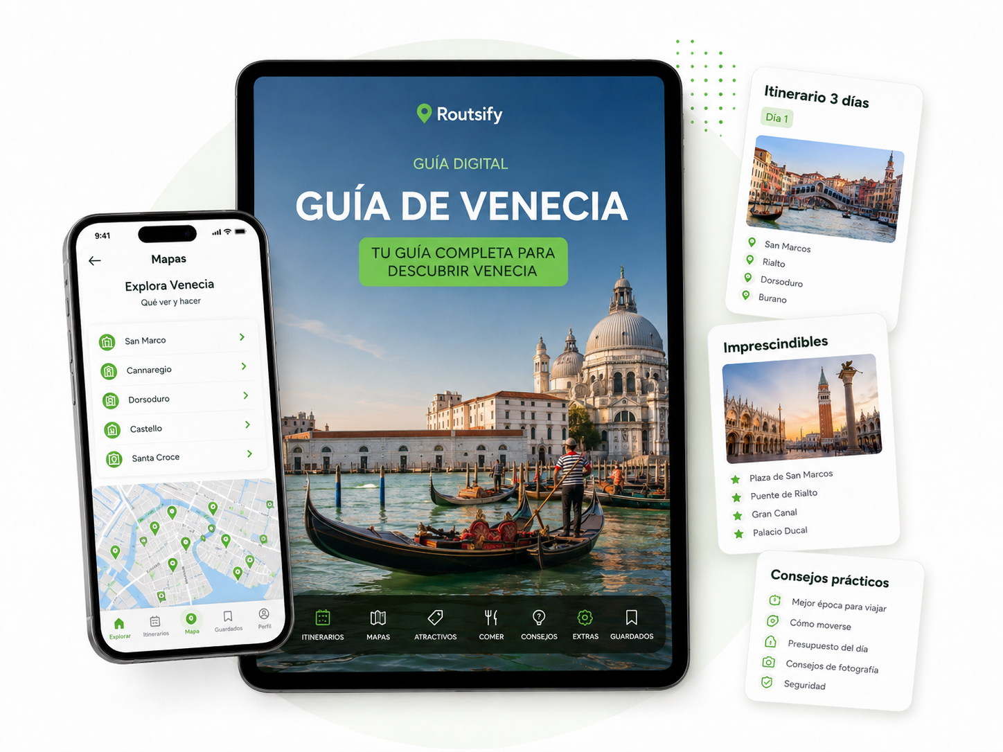 Portada digital de Guía de Venecia de Routsify