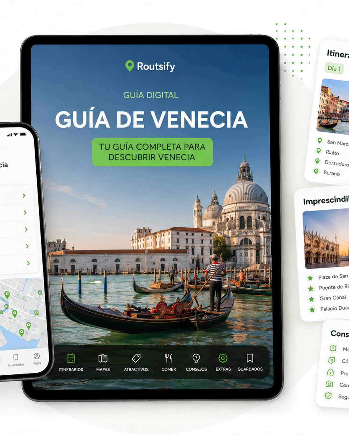 Portada digital de Guía de Venecia de Routsify