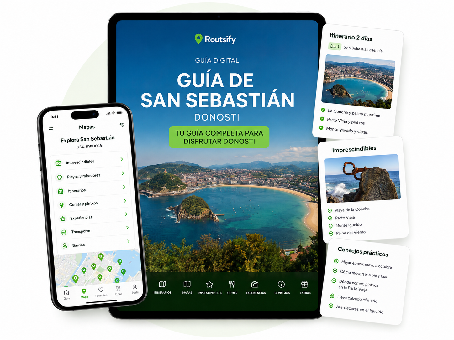 Portada digital de Guía de San Sebastián - Donosti de Routsify