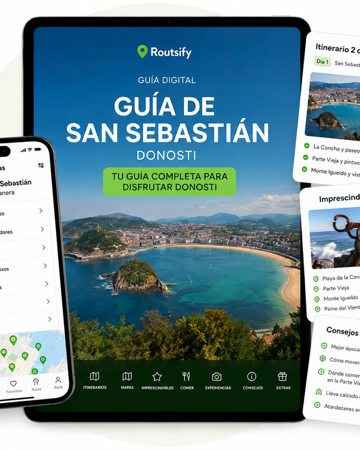 Portada digital de Guía de San Sebastián - Donosti de Routsify