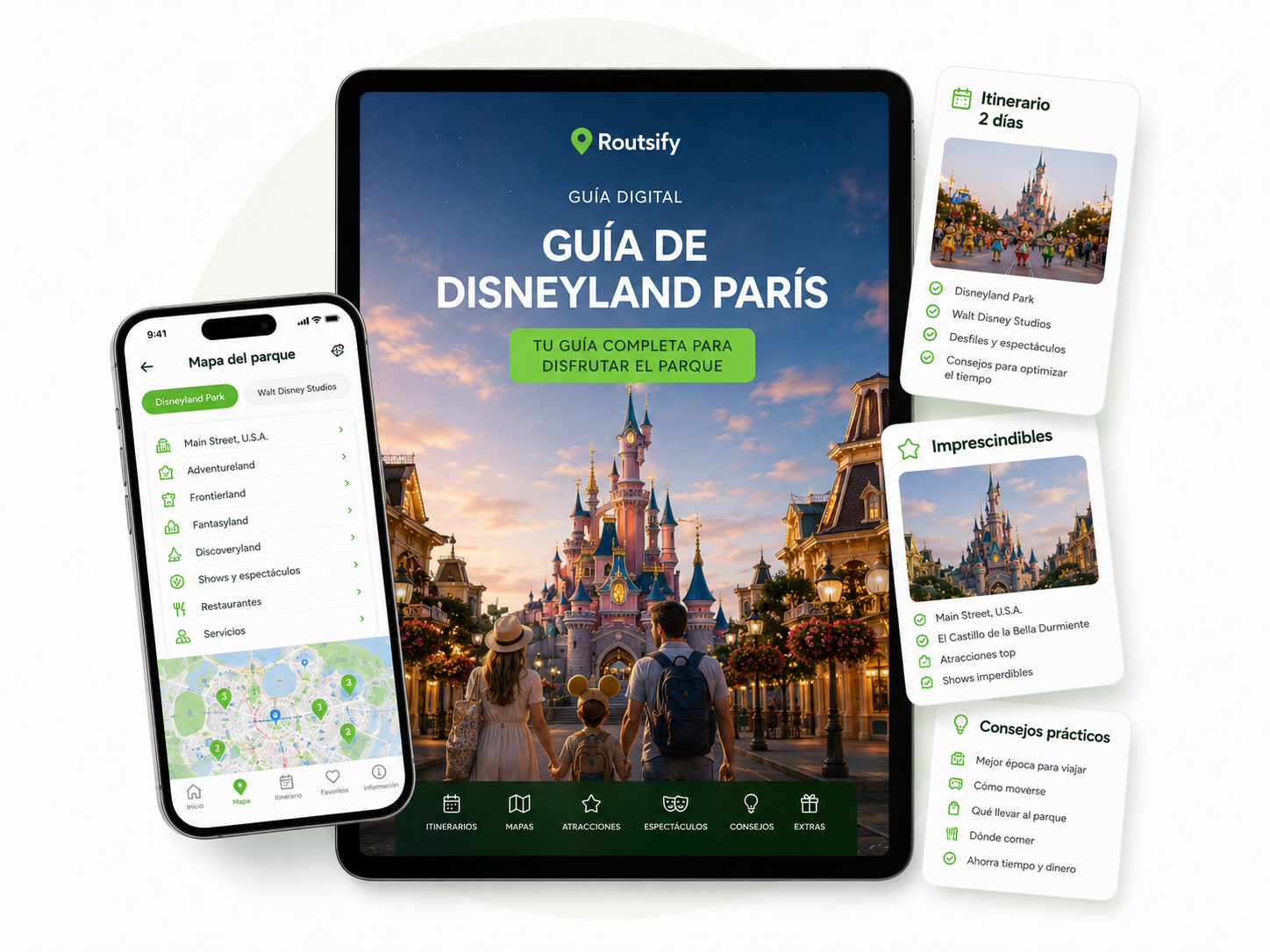 Portada digital de Guía de Disneyland París de Routsify