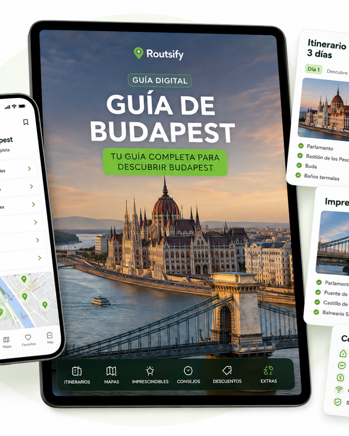 Portada digital de Guía de Budapest de Routsify