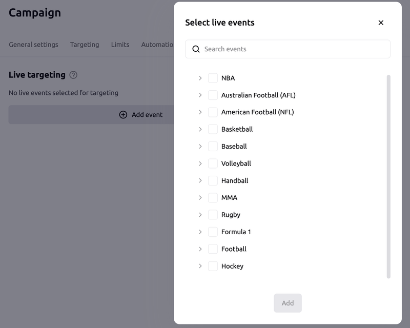 live events