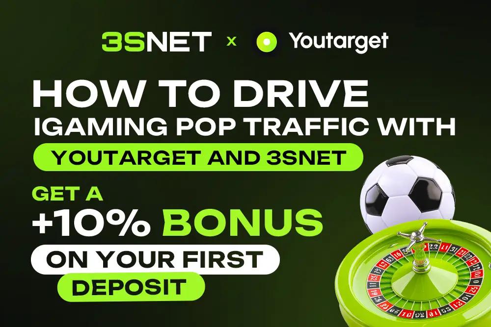 How to Drive Pop Traffic to iGaming in 2026: Youtarget and 3SNET Partnership
