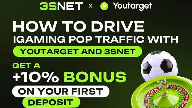 How to Drive Pop Traffic to iGaming in 2026: Youtarget and 3SNET Partnership