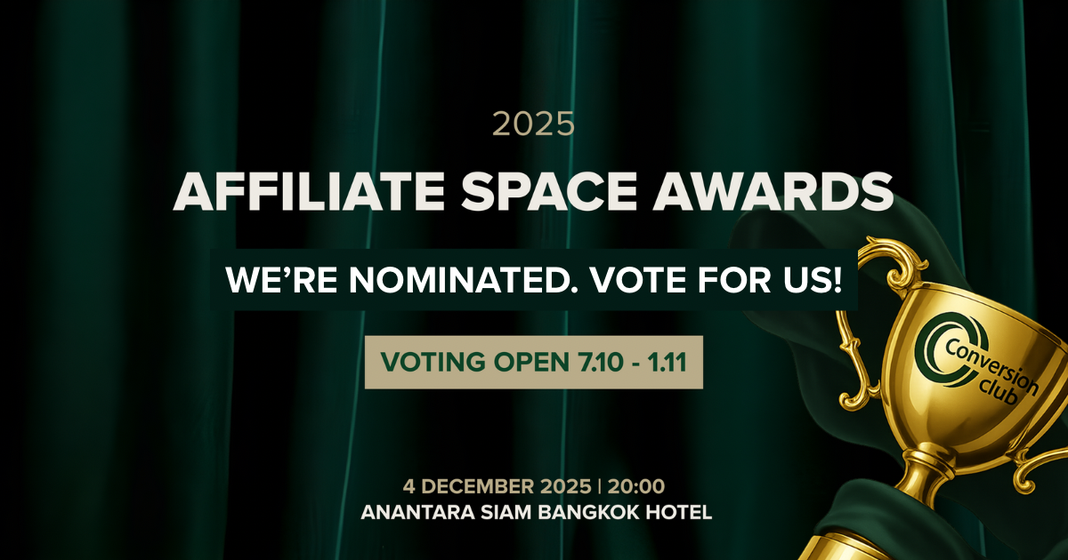 We’re Nominated — Vote for Youtarget at Affiliate Space Awards 2025!
