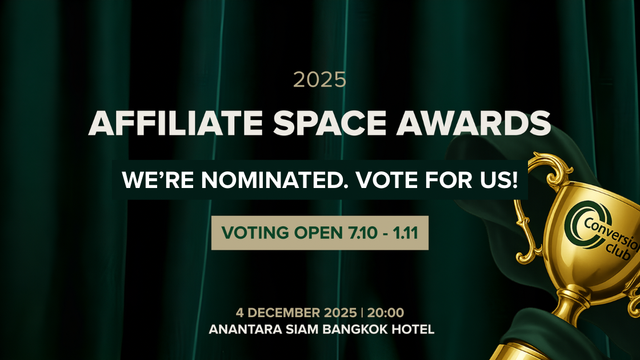 We’re Nominated — Vote for Youtarget at Affiliate Space Awards 2025!