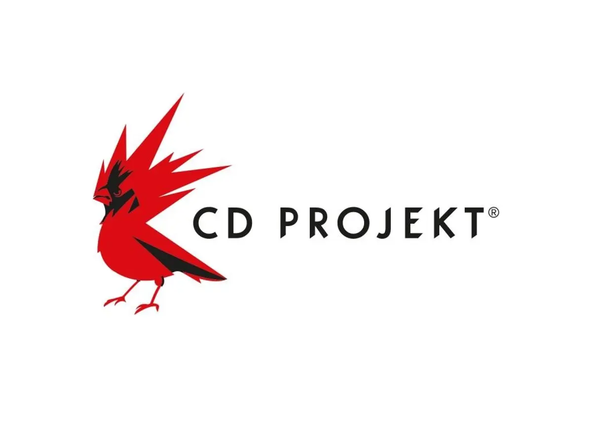 The red CD PROJEKT logo appears on a white background in supplied artwork for the company’s financial-results story.