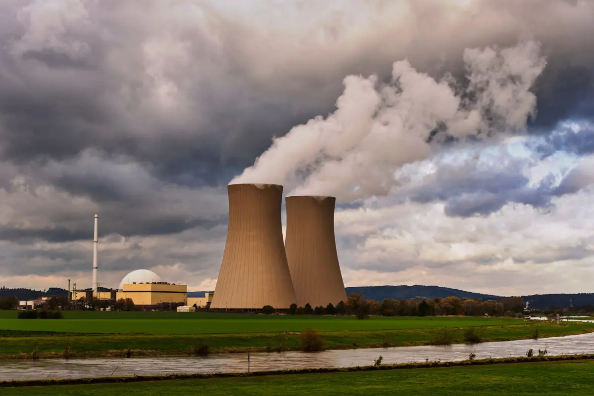 Illustrative photograph of a nuclear power plant used for the story about the US government-backed restart of Iowa’s Duane Arnold facility.