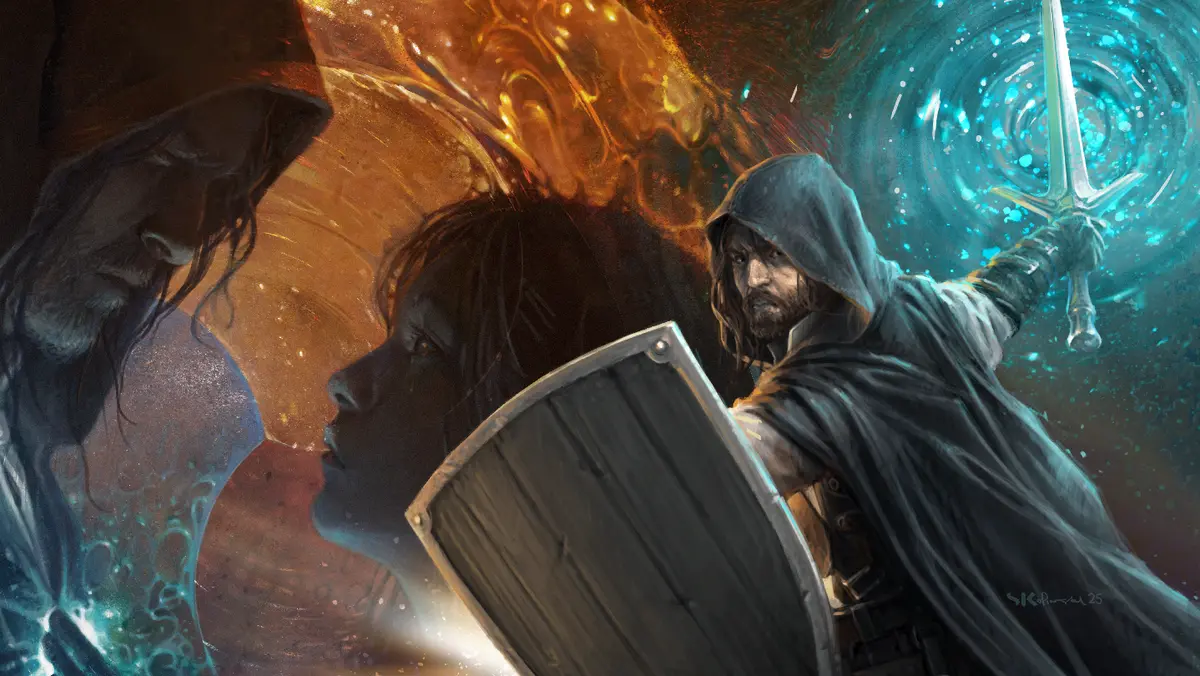 Official Steam artwork showing the dark fantasy world of The Relic: First Guardian