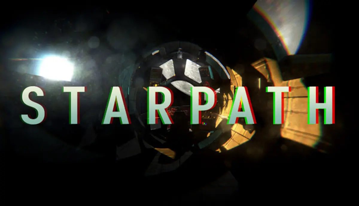 The Starpath wordmark across dark key art of a starship interior