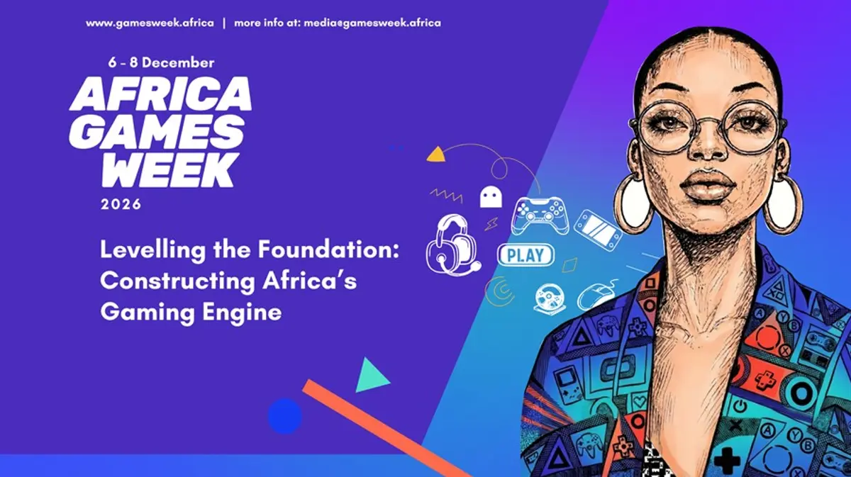 Africa Games Week 2026 campaign artwork for the Cape Town summit, which runs from 6 to 8 December