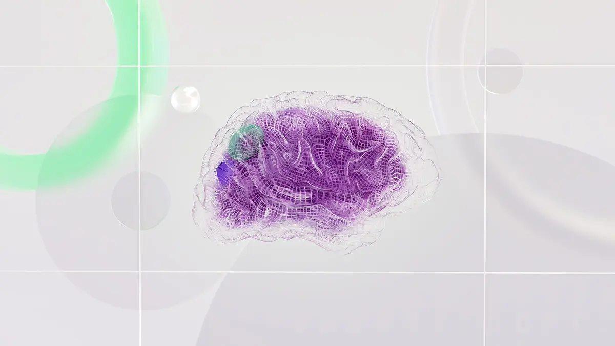 Abstract artificial-intelligence illustration representing machine learning, neuroscience and the human brain.