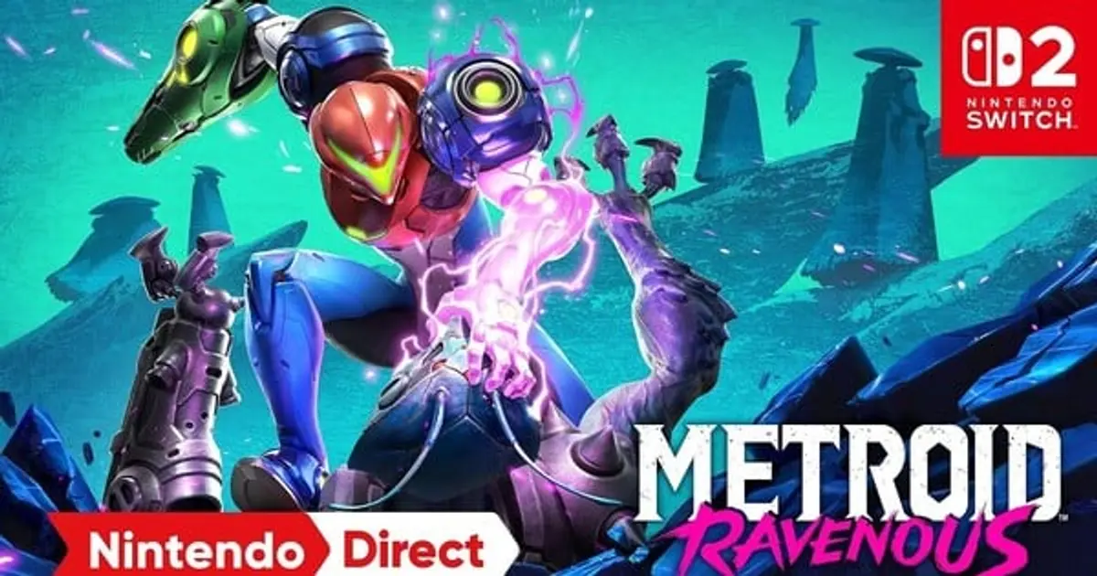 Nintendo announces Metroid Ravenous 2D game for Switch 2 official artwork