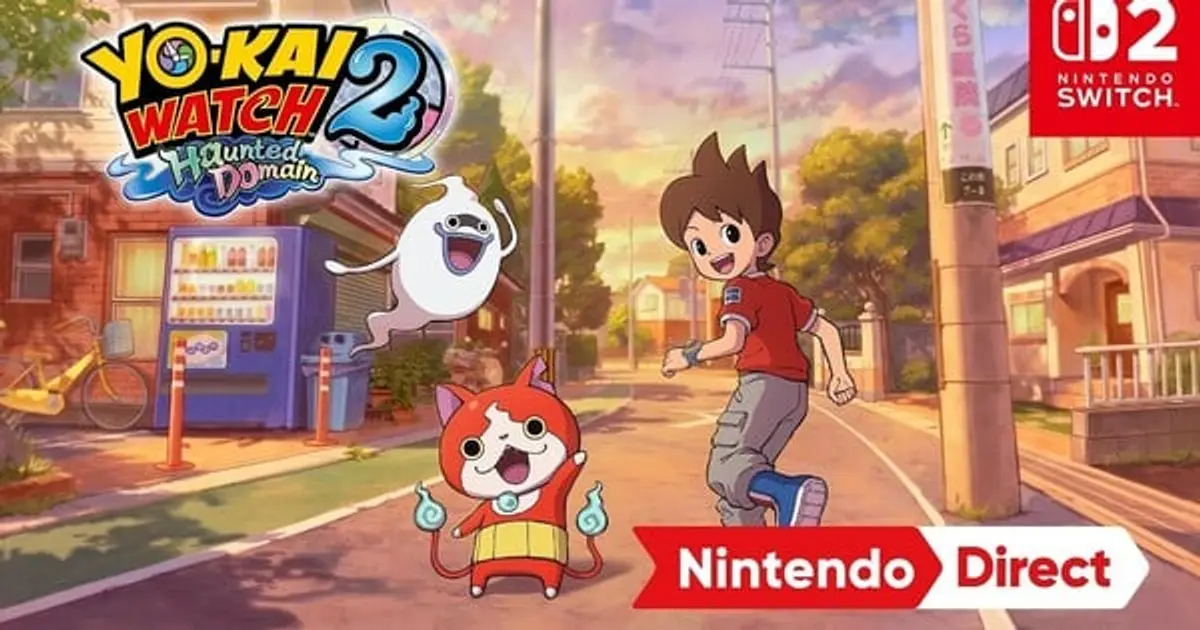 Level-5 announces Yo-kai Watch 2: Haunted Domain for Switch 2 official artwork